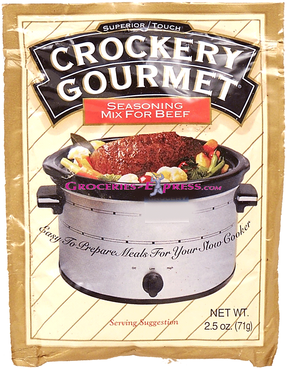 Superior Touch Crockery Gourmet seasoning for beef, easy to prepare meals for your slow cooker Full-Size Picture